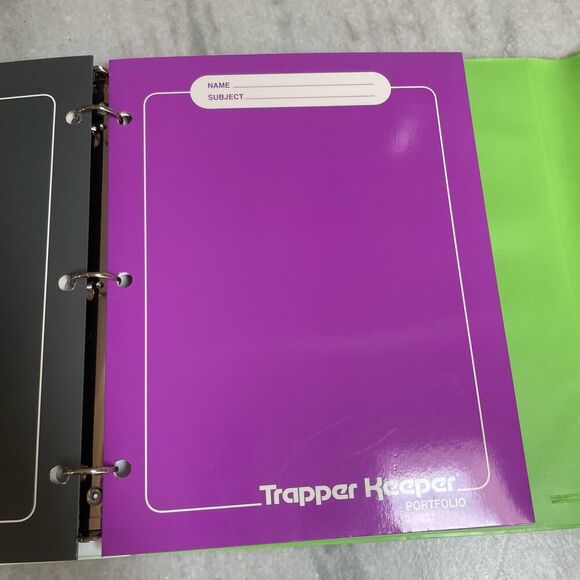 Mead Trapper Keeper Binder, 1" Round Rings, Cheetah - Picture 7 of 9